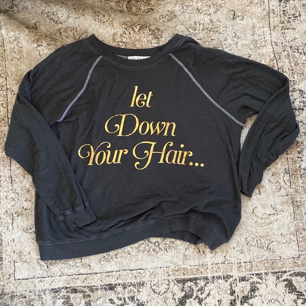 Wildfox RARE* sweatshirt let down you’re hair